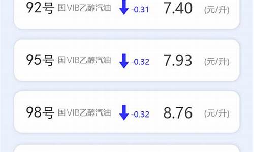 安徽92油价最高多少_安徽92号油价